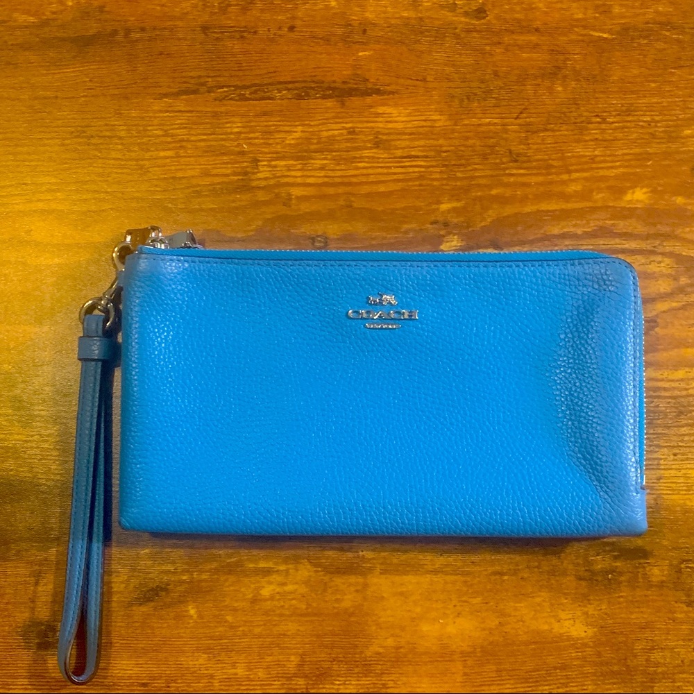 Leather Coach Clutch